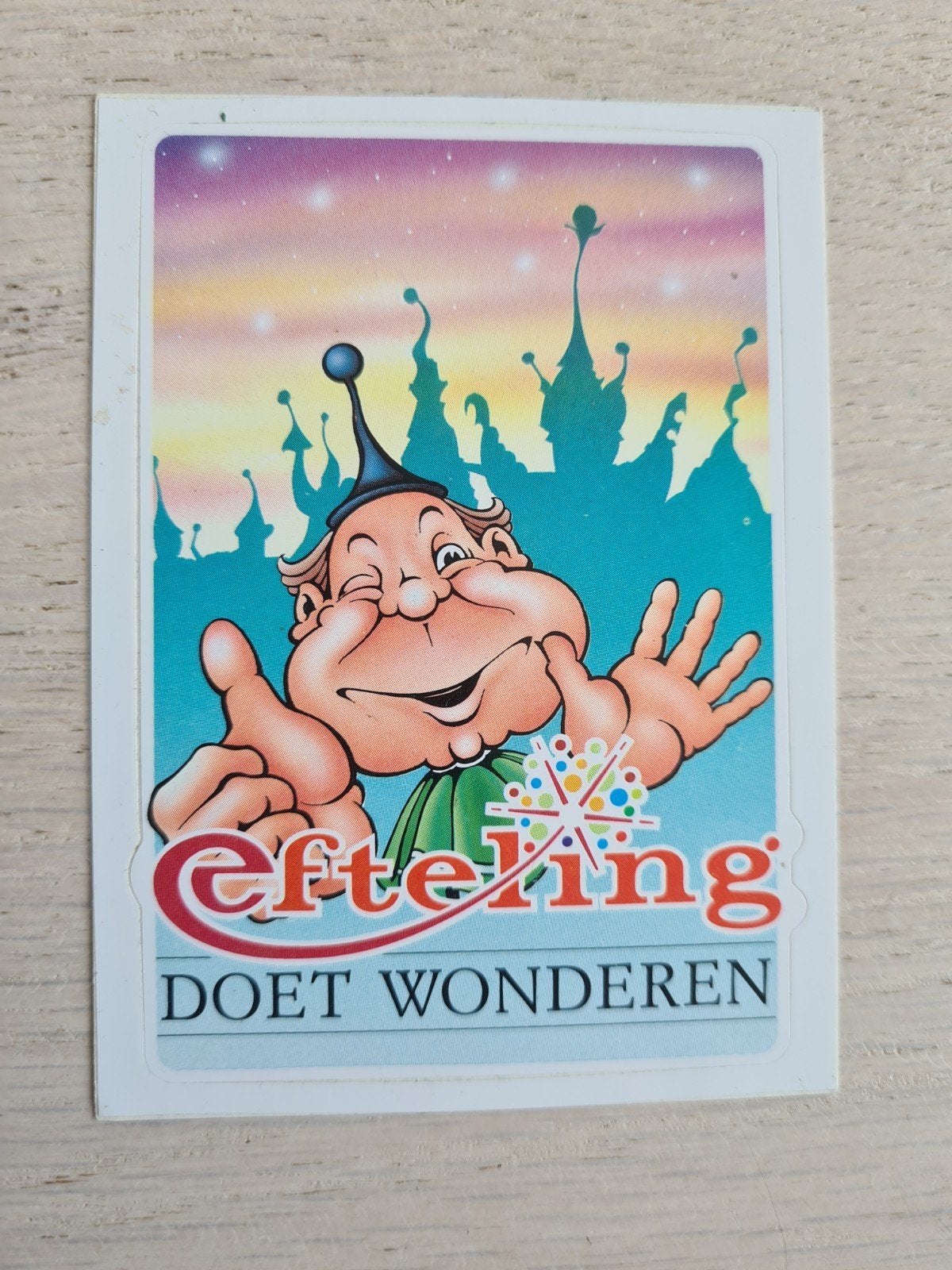 Efteling - Sticker -5, Verzamelen, Efteling, Ophalen of Verzenden, Zo goed als nieuw, Overige typen