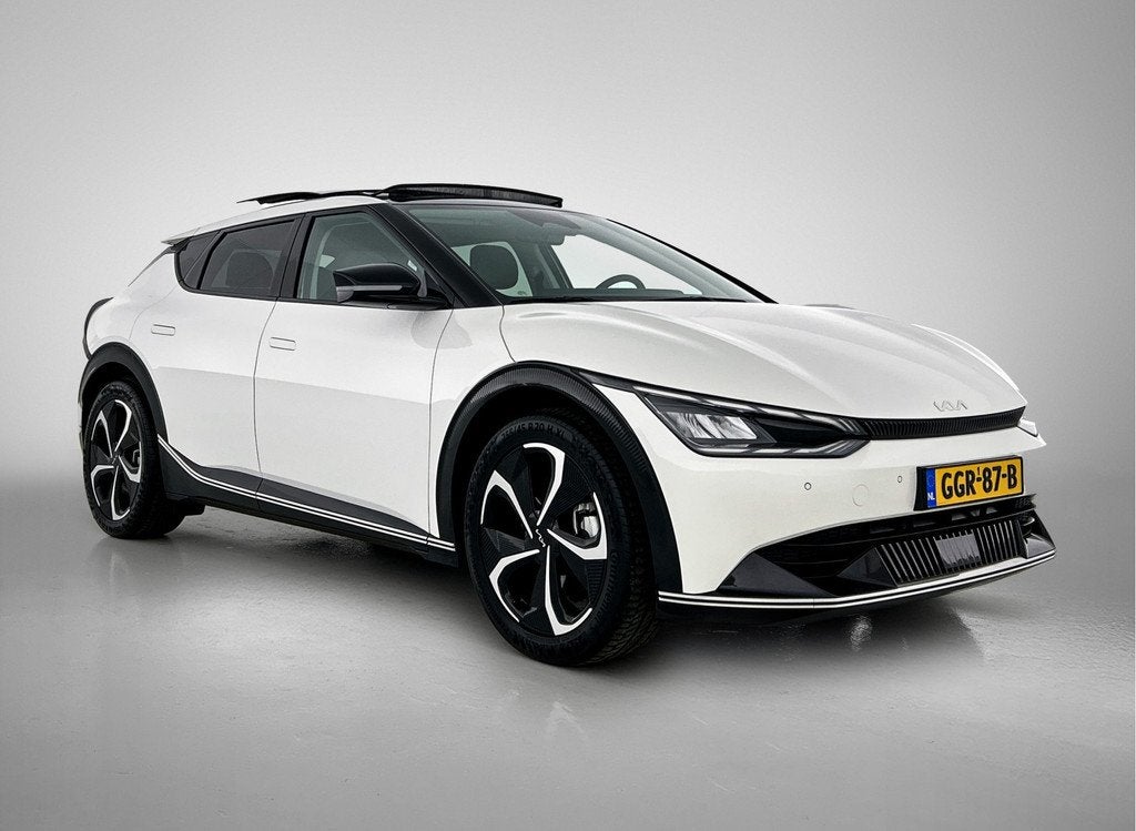 Kia Ev6 Plus Advanced 77.4 kWh (bj 2024, automaat), Auto's, Kia, Automaat, Achterwielaandrijving, Gebruikt, Zwart