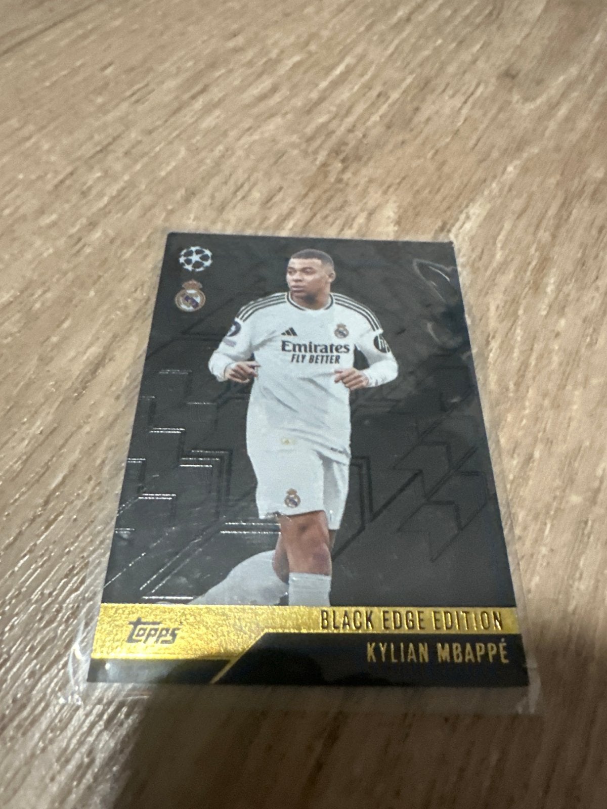 Kylian Mbappé Black Edge Edition Spelerskaart, Ophalen of Verzenden, Zo goed als nieuw, Buitenlandse clubs, Spelerskaart