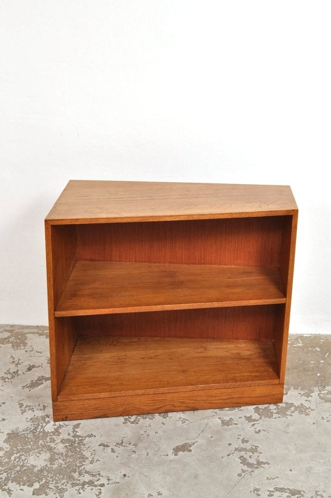 Vintage eiken hoekkastje tv-meubel boekenkast jaren 50, Huis en Inrichting, Kasten | Overige, Ophalen of Verzenden, Gebruikt