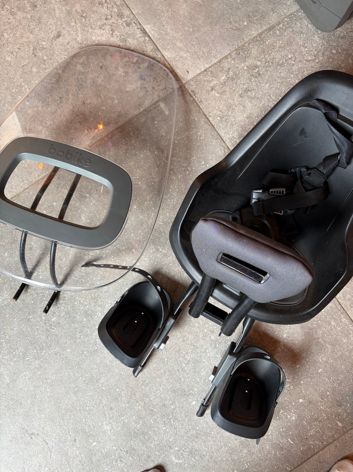 Bobike voorzitje met windscherm, Ophalen, Voorzitje, 0 t/m 13 kg, Gebruikt