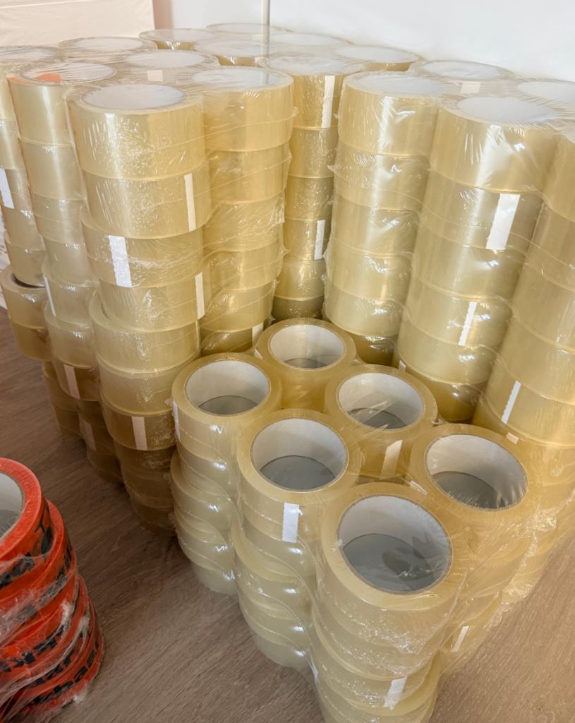 PP Tape Low Noise 50 mm x 66 meter, Transparant, Overige typen, Nieuw, Ophalen of Verzenden, 35 tot 50 cm