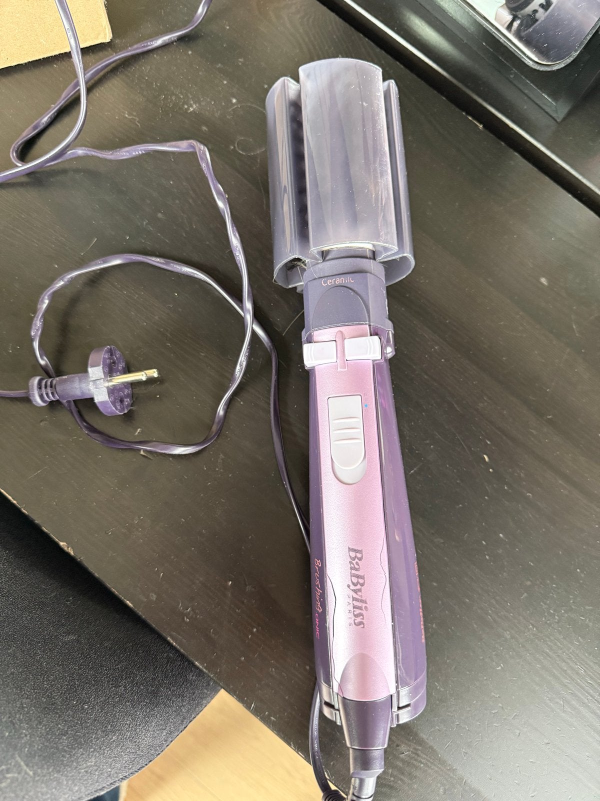 BaByliss Brushing 1000 Ionic roterende föhnborstel, Ophalen of Verzenden, Gebruikt, Föhn of Haardroger