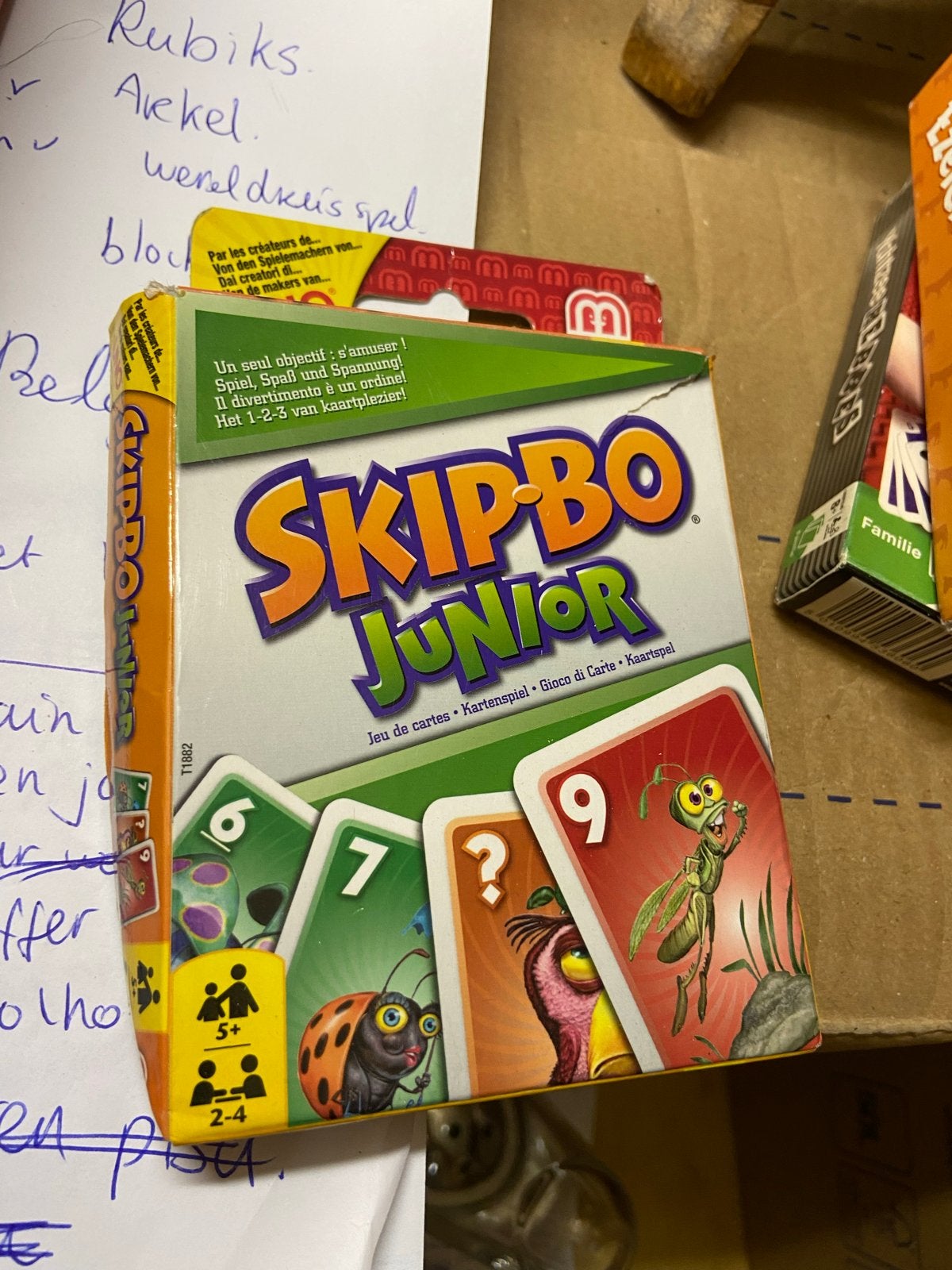 Skip-Bo Junior Kaartspel voor Kinderen, Een of twee spelers, Ophalen of Verzenden, Gebruikt
