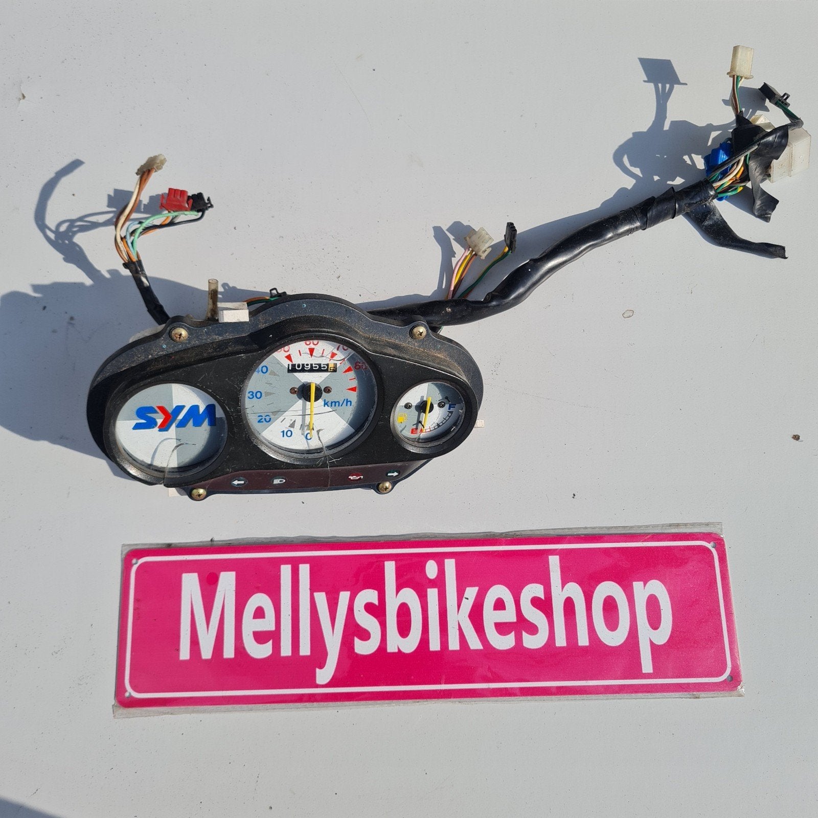 Sym jet 50.2takt red devil euro x teller klok  km t9eller, Ophalen of Verzenden, Sym, Info@sym.nl, Nl