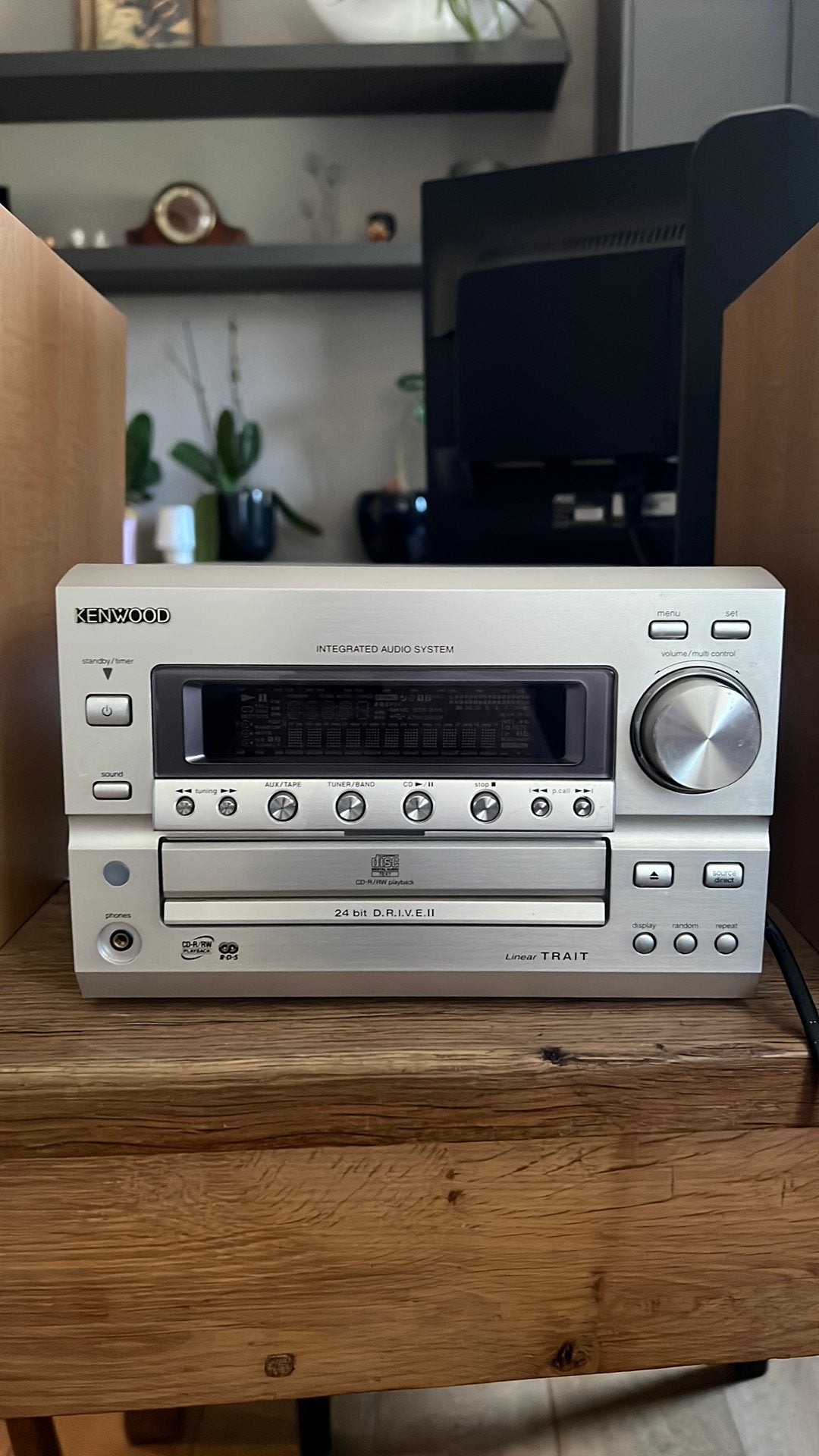 Kenwood Microset met CD-speler, tuner en speakers, Overige merken, Ophalen of Verzenden, Zo goed als nieuw, Microset