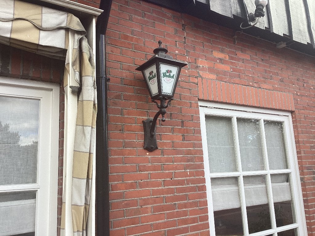 Grolsch buitenlamp, Ophalen, Grolsch