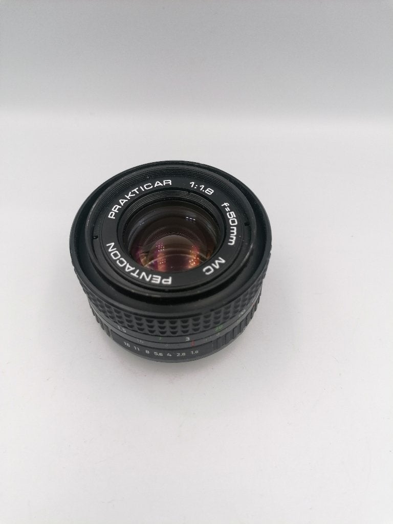 Vintage lens Pentacon Prakticar 50mm 1.8 MC, Audio, Tv en Foto, Fotografie | Lenzen en Objectieven, Ophalen of Verzenden, Standaardlens