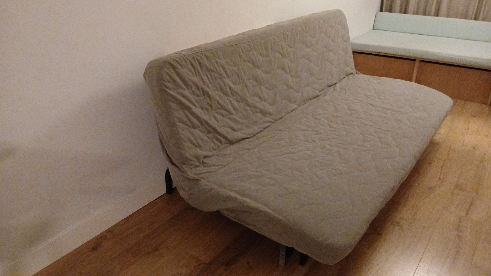 IKEA NYHAMN slaapbank - Comfortabel en praktisch, Ophalen, Gebruikt, Tweepersoons, 140 cm