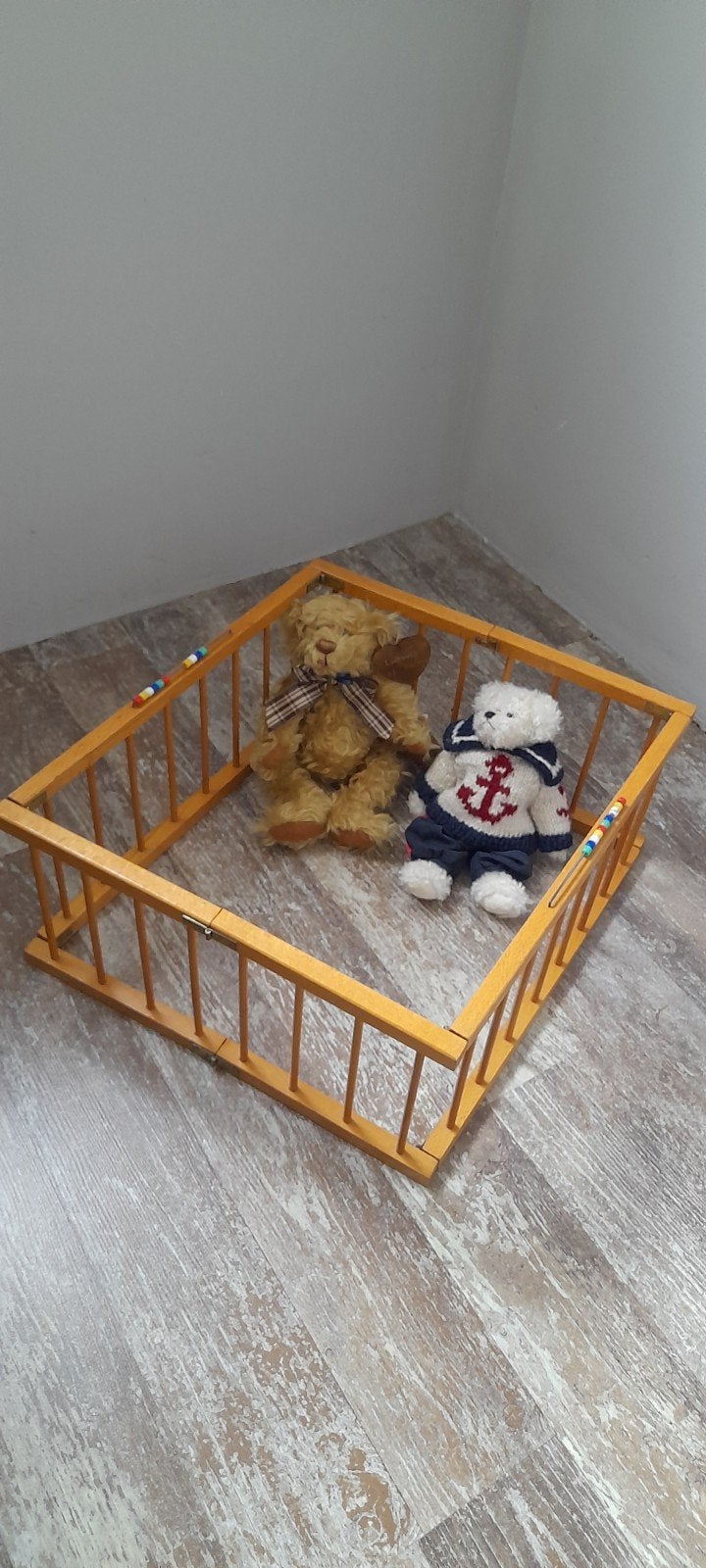 Houten poppenbox voor speelgoed of decoratie, Ophalen of Verzenden, Gebruikt, Overige typen