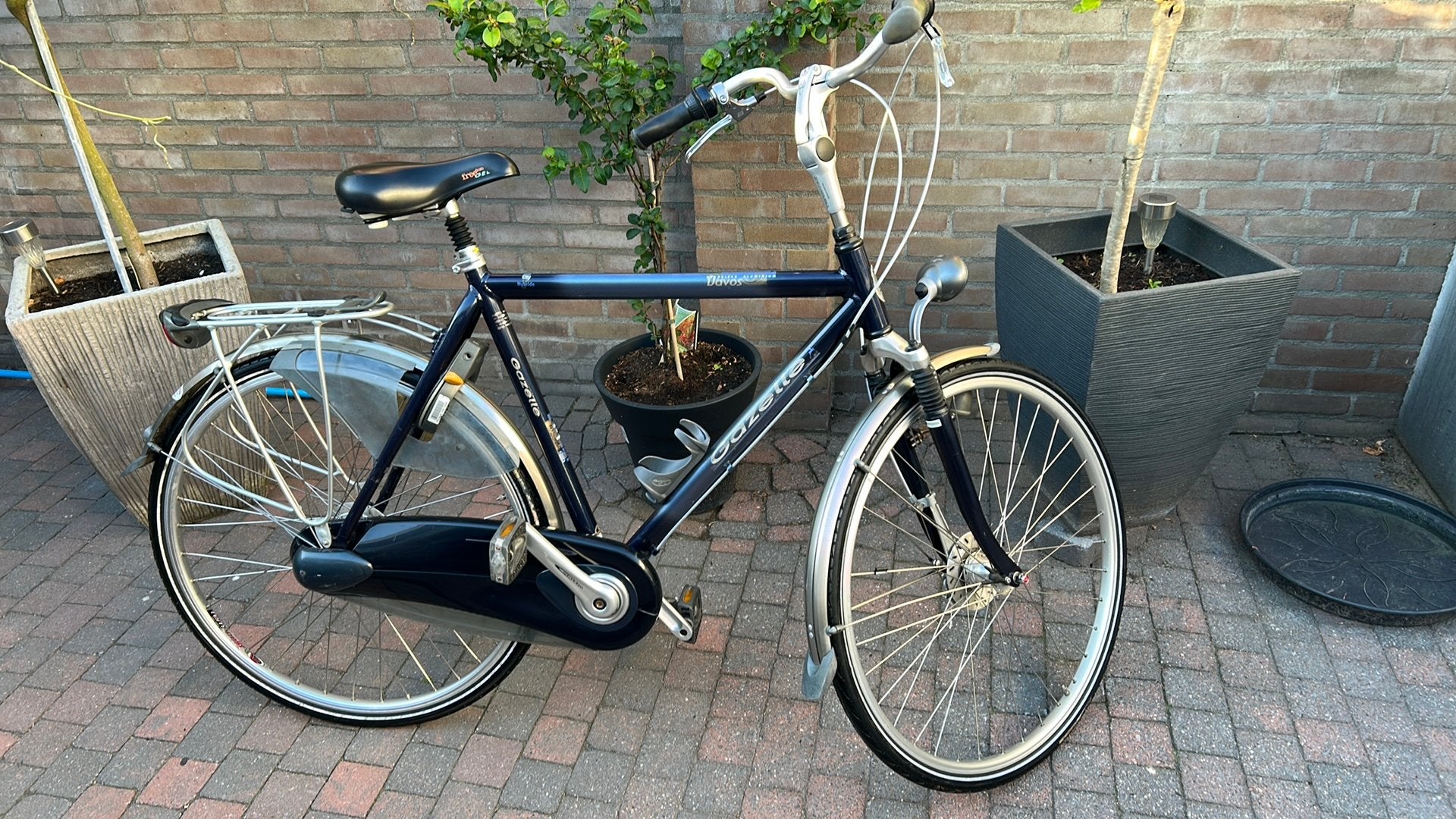 Gazelle Davos herenfiets nieuwstaat, Ophalen, Versnellingen, Zo goed als nieuw, 57 tot 61 cm