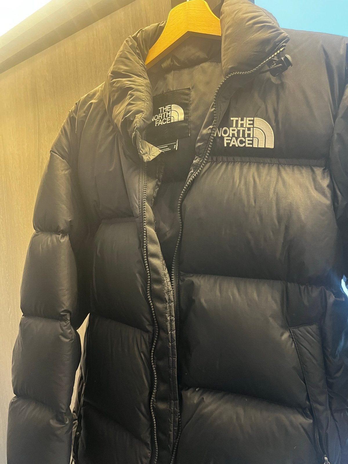 The North Face Nuptse Puffer Jas Zwart Maat S, Kleding | Heren, Jassen | Winter, Ophalen of Verzenden, Zo goed als nieuw, Maat 46 (S) of kleiner