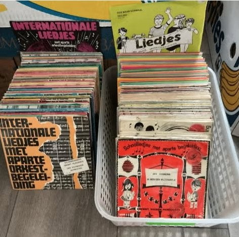 Grote collectie Internationale Liedjes & Schoolliedjes (150), Cd's en Dvd's, Gebruikt, Ophalen of Verzenden, EP, Kinderen en Jeugd
