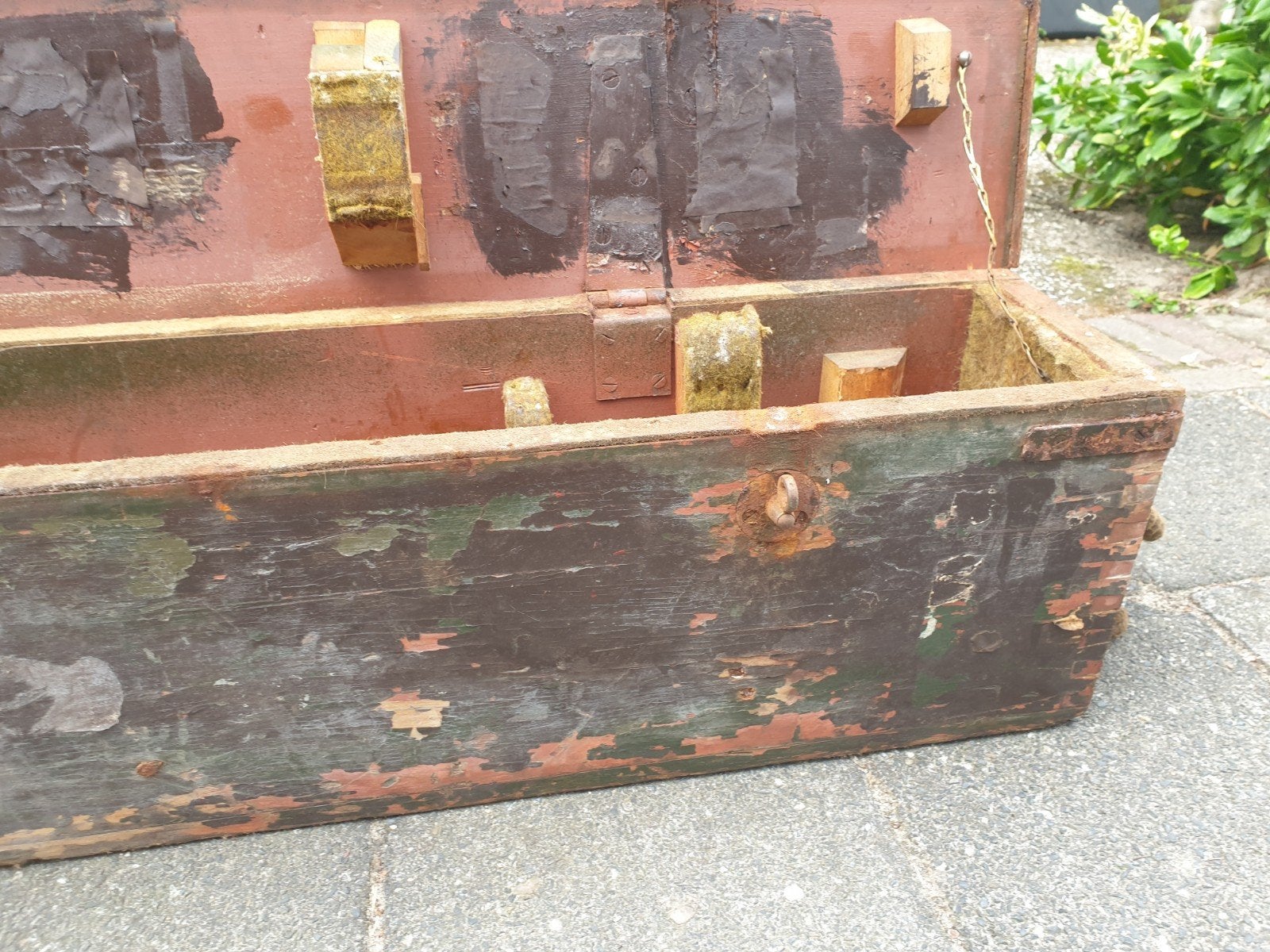 Britse Vickers kist. Opknapper., Ophalen of Verzenden, Landmacht, Engeland, Kist of Geocache