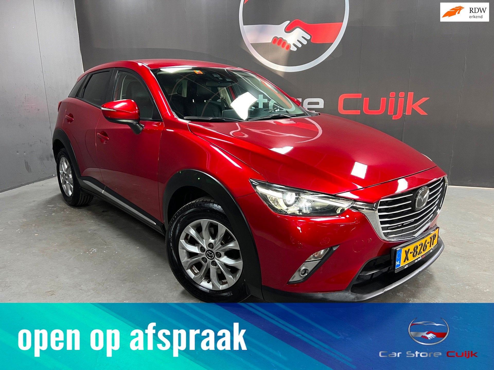 Mazda CX-3 2.0 SkyActiv-G 120 GT|HUD|Trekhaak|Carplay|Cam|St, Auto's, 1998 cc, Automatische klimaatregeling, 4 cilinders, Leder en Stof