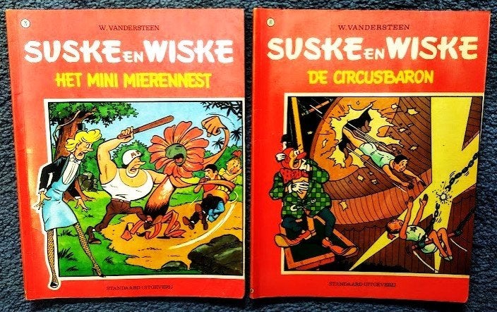Suske en Wiske. Hele stapel strips. Ik doe er niets meer mee, Meerdere comics, Ophalen of Verzenden, Gelezen, Europa