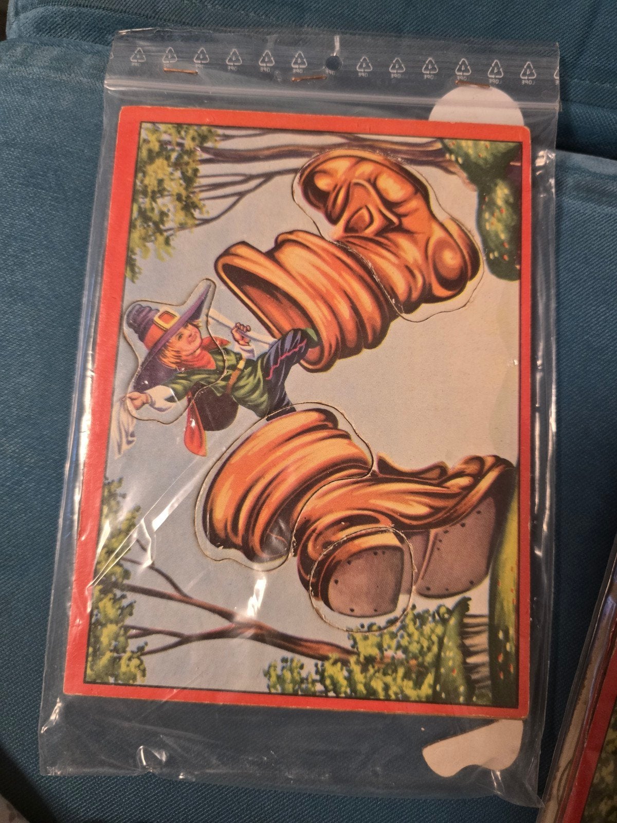 Vintage Puzzelkaarten Set - Sprookjes en Dieren, Ophalen of Verzenden