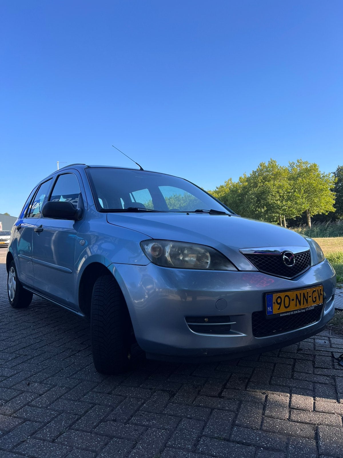 Mazda 2 Automaat 1.4, 15 km/l, 40 €/maand, 4 cilinders, Blauw