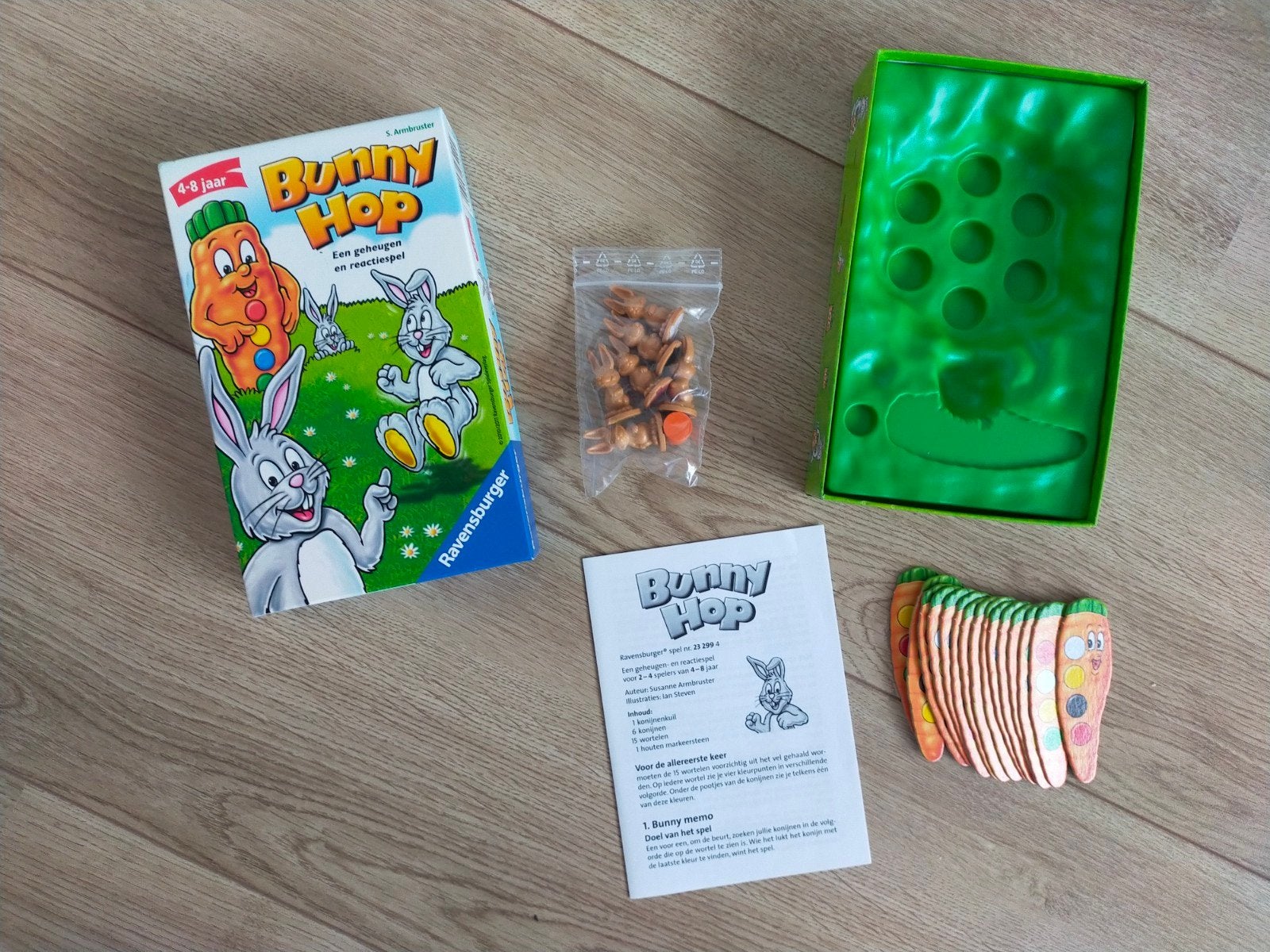 Zgan! Bunny Hop, een geheugen- en reactie spel!, Ophalen of Verzenden, Zo goed als nieuw, Ravensburger