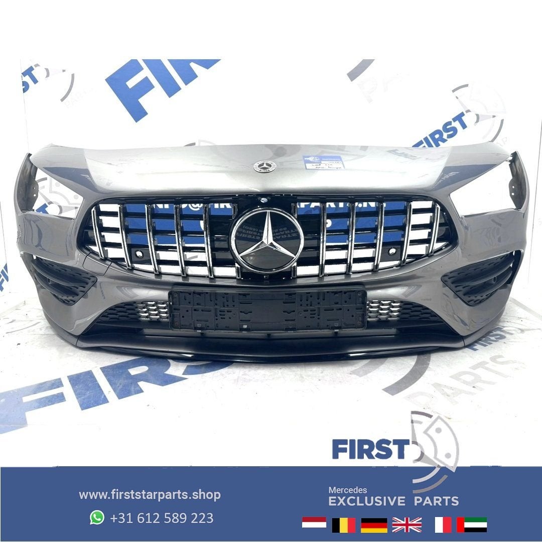 W118 BUMPER C118 X118 CLA AMG LINE VOORBUMPER COMPLEET + GT, Gebruikt, -, Voor, Ophalen of Verzenden