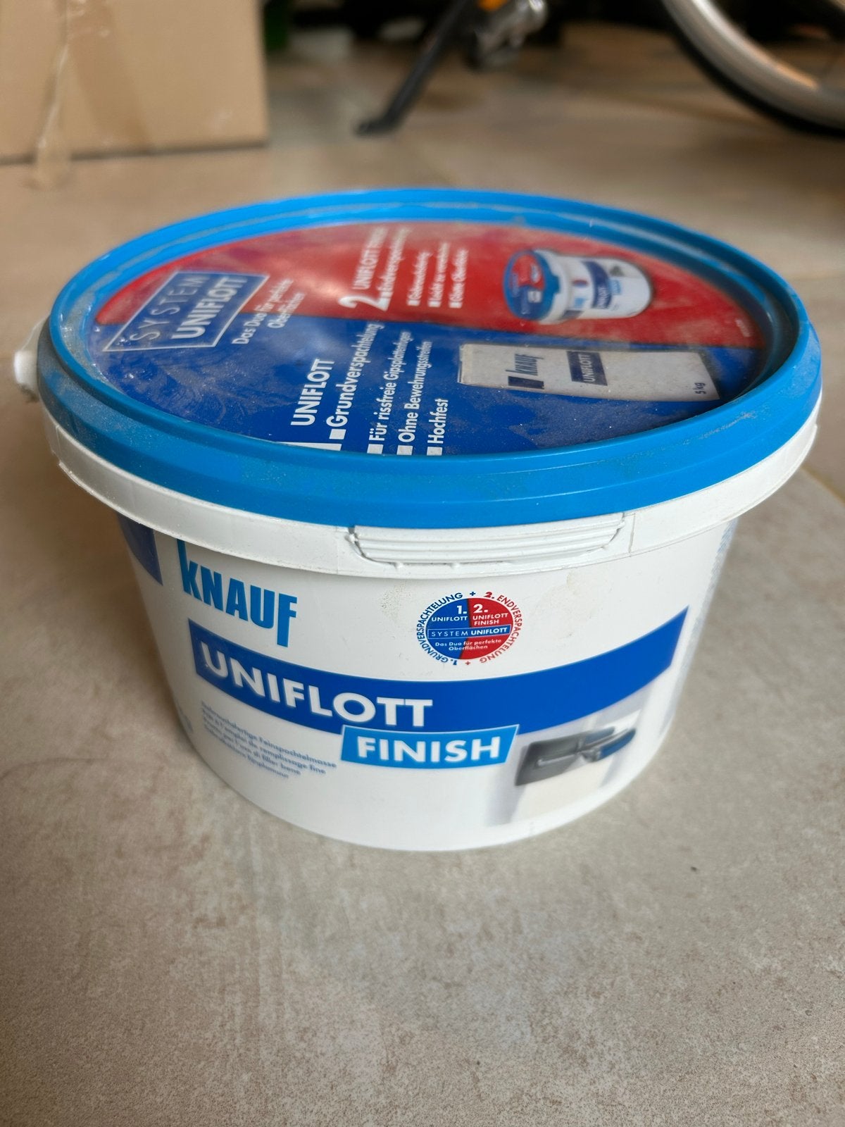 Knauf Uniflott Finish - 4 kg, Ophalen, Wit, Nieuw, Verf