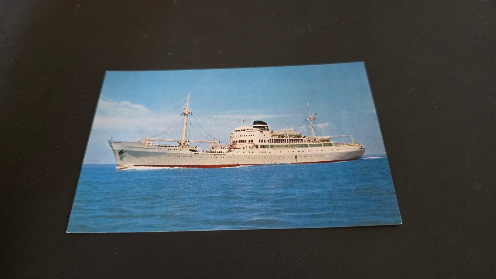 Ansichtkaart m.s. Prins der Nederlanden KNSM, Verzamelen, Ophalen of Verzenden