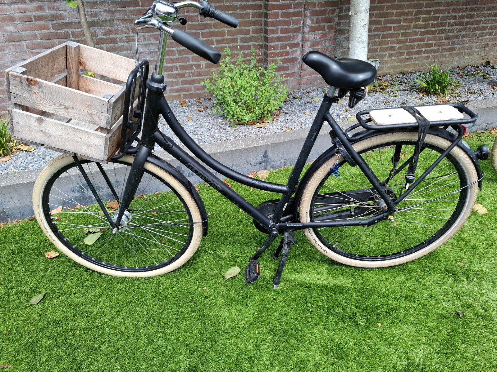 Batavus PackD Damesfiets - Zwart - 61cm - 3 versn., Fietsen en Brommers, Ophalen, Terugtraprem, Batavus, 56 cm of meer