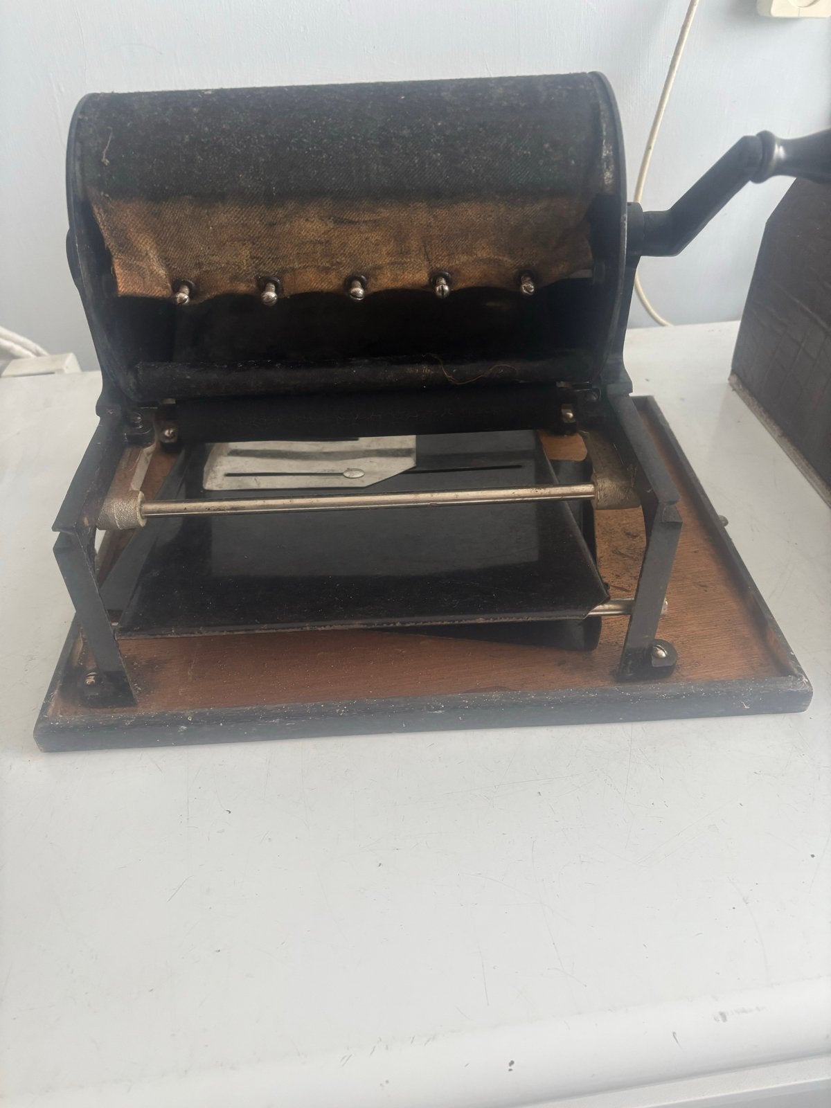 Antieke Mimeograaf Duplicator met Koffer, Antiek en Kunst, Ophalen