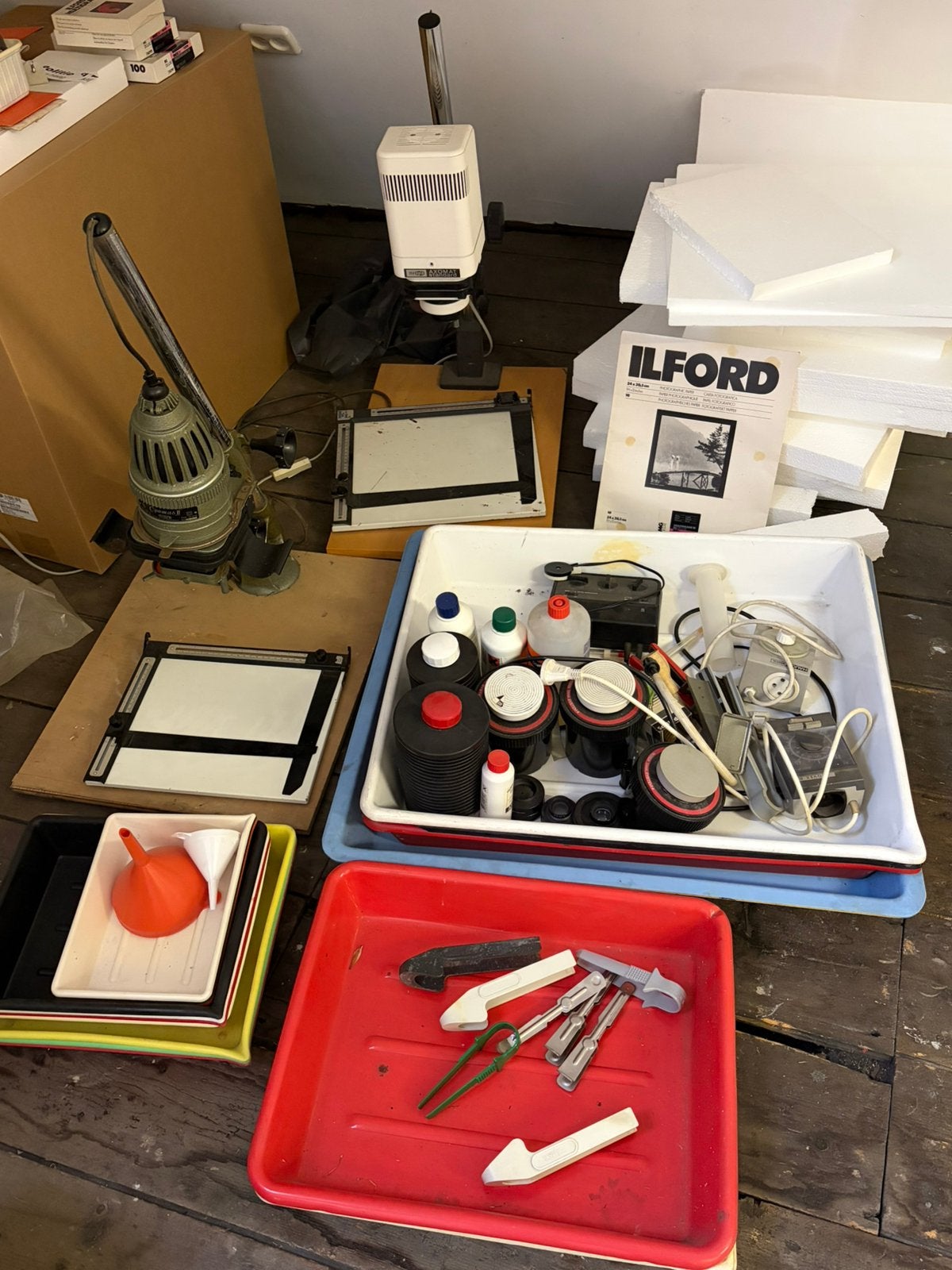 Koplete analoge afdruk set, Ophalen, Gebruikt, Overige merken, Complete dokaset