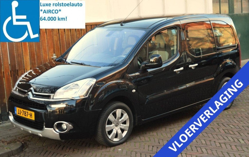 Citroen BERLINGO 1.6 LUXE ROLSTOELAUTO  AIRCO  64.000 km 3+1, Auto's, Voorwielaandrijving, Euro 5, 15 km/l, Gebruikt