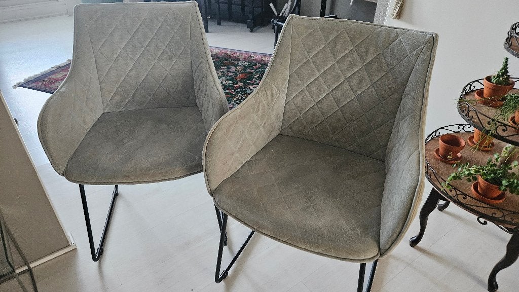 Twee frisco stoelen Riviera maison, Ophalen, Gebruikt, Twee