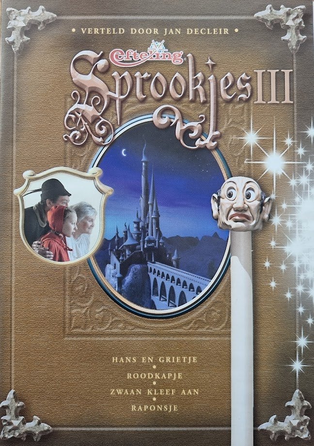 DVD Efteling - Sprookjes (Deel III), Alle leeftijden, Tv-serie, Zo goed als nieuw, Inclusief boekje