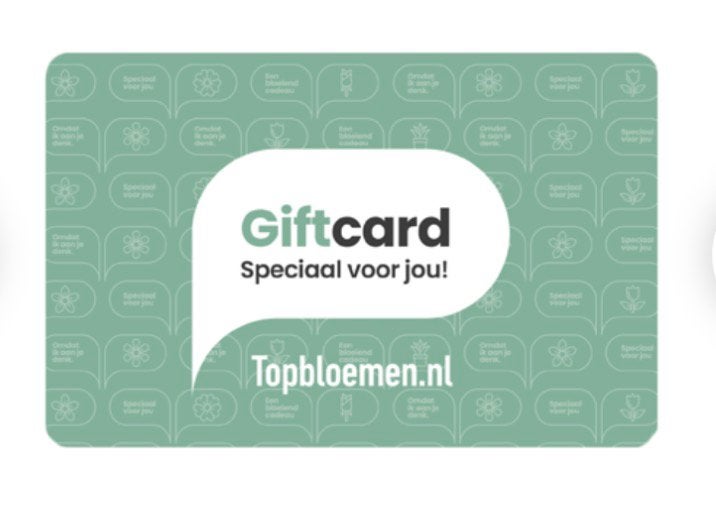 Giftcard  / cadeaubon Topbloemen twv 26,95, Tickets en Kaartjes, Kortingen en Cadeaubonnen, Cadeaubon