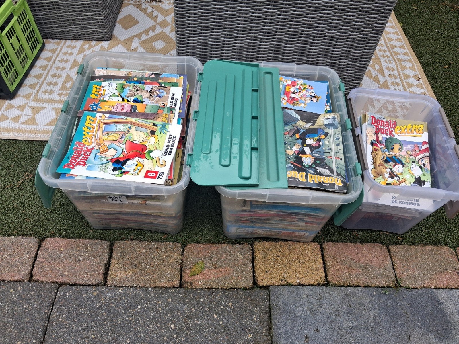 Verzameling Donald Ducks (extra) en pockets, Meerdere stripboeken, Ophalen, Gelezen
