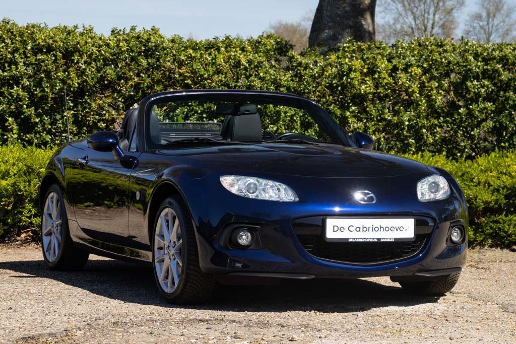 Mazda MX-5 Roadster Coupé NC 2.0l Stormy Blue Mica, Automaat, Achterwielaandrijving, Gebruikt, Zwart
