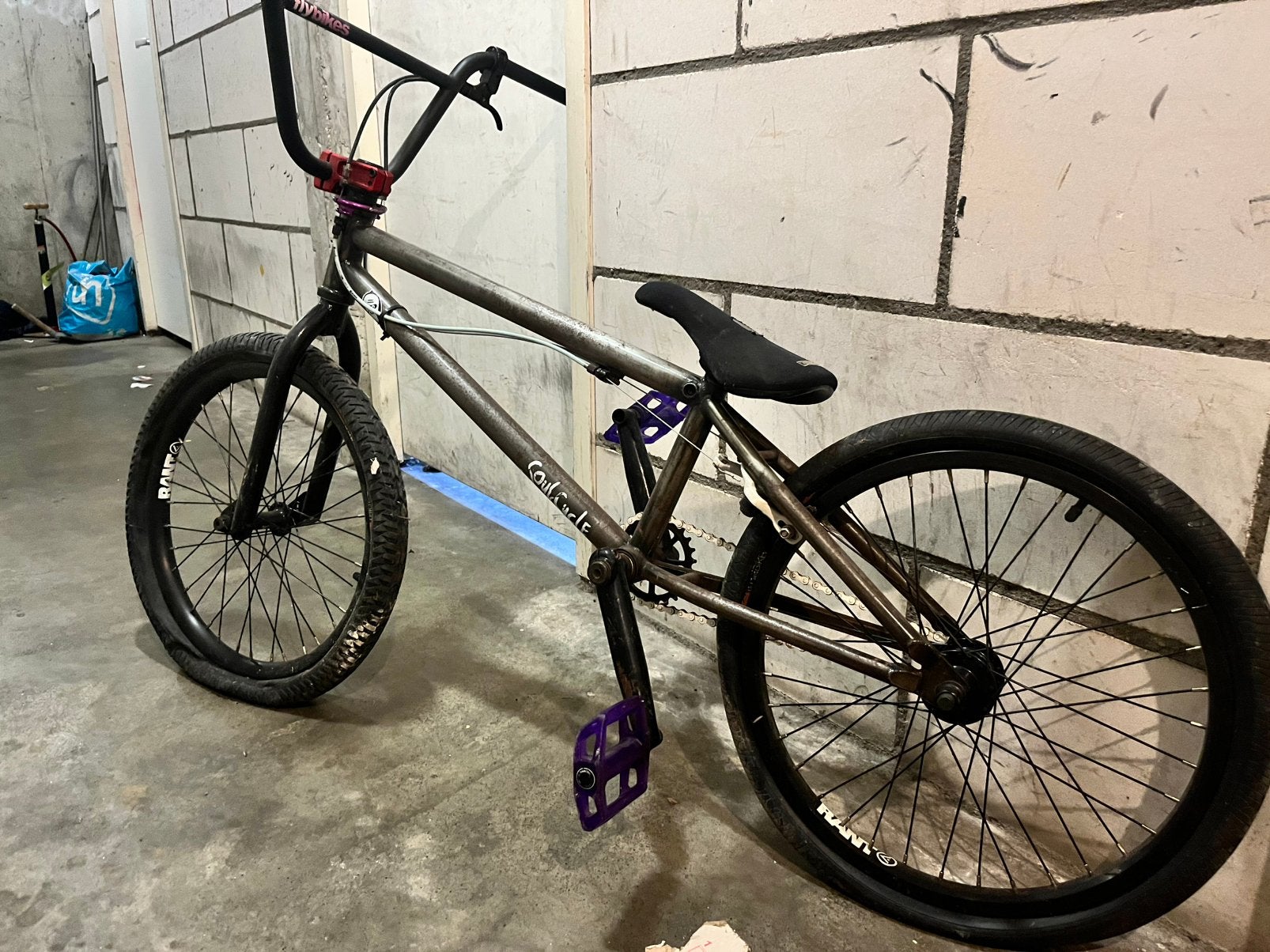 Custom BMX, Ophalen, Gebruikt, Staal, Velgrem
