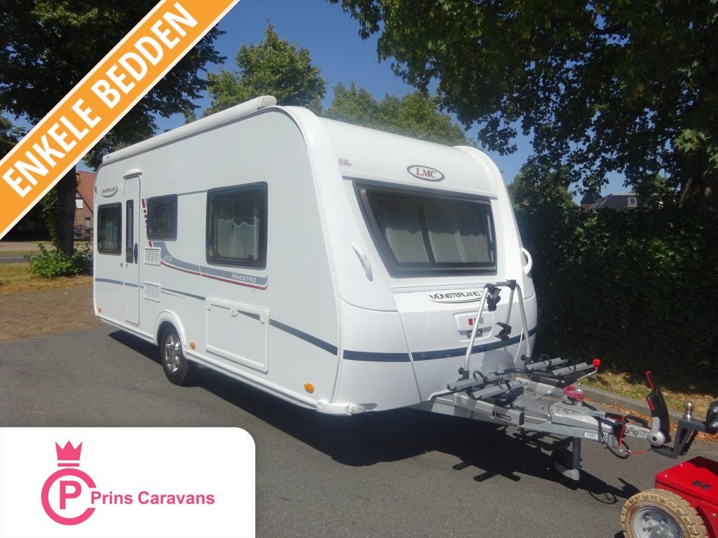 LMC Maestro 470 E Met Mover en Luifel, Caravans en Kamperen, Caravans, Standaardzit, Bedrijf, 4 tot 5 meter, LMC en Münsterland