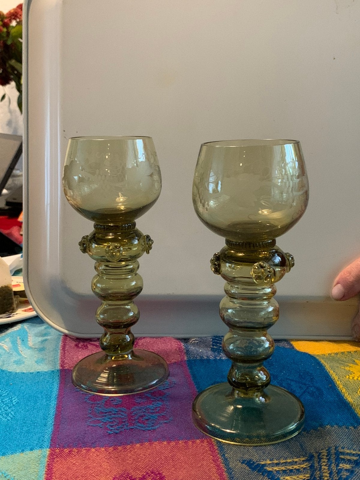 Antieke wijnglazen Roemer, Antiek en Kunst, Antiek | Glas en Kristal, Ophalen