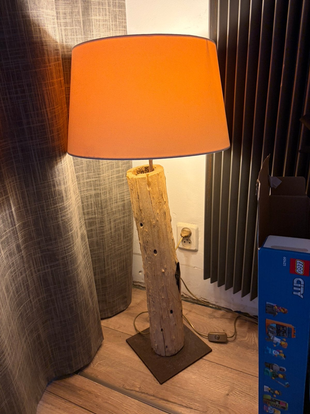 Boomstam lamp., Ophalen, Zo goed als nieuw, Minder dan 100 cm