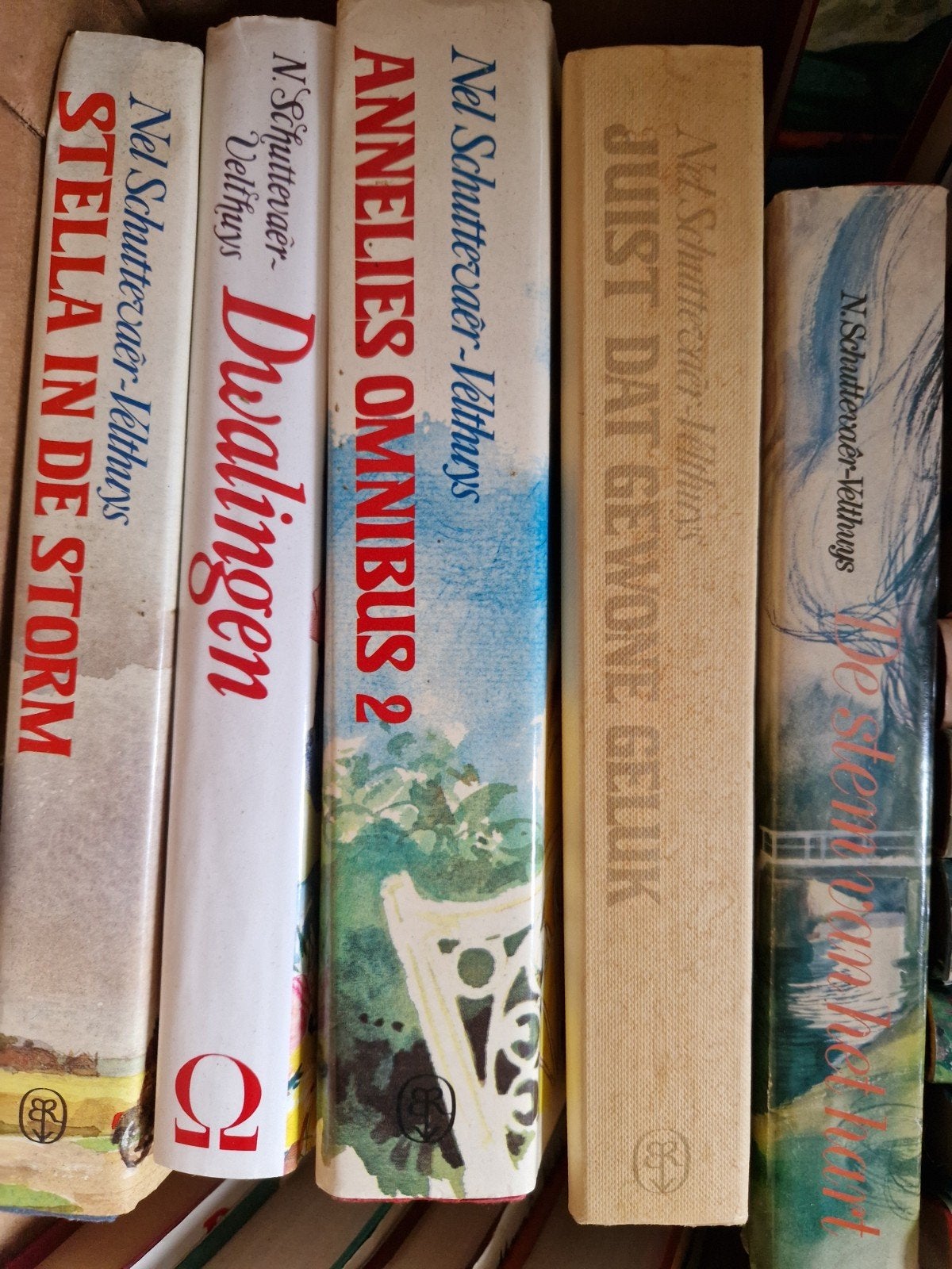 5 Romans van N. Schuttevaêr-Velthuys, Ophalen of Verzenden, Gelezen, N. Schuttevaêr-Velthuys