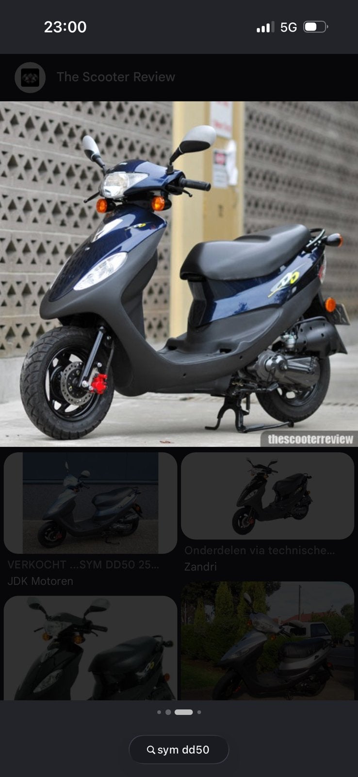 Sym dd50 zadel !GEZOCHT!, Fietsen en Brommers, Ophalen of Verzenden, Zo goed als nieuw, Benzine, Overige modellen