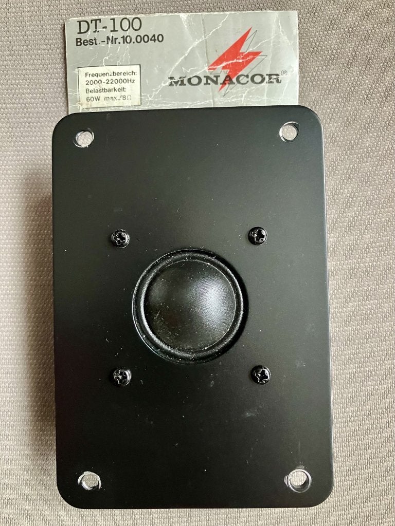 Monacor DT-100 tweeter, Overige merken, Overige typen, Ophalen of Verzenden, Zo goed als nieuw