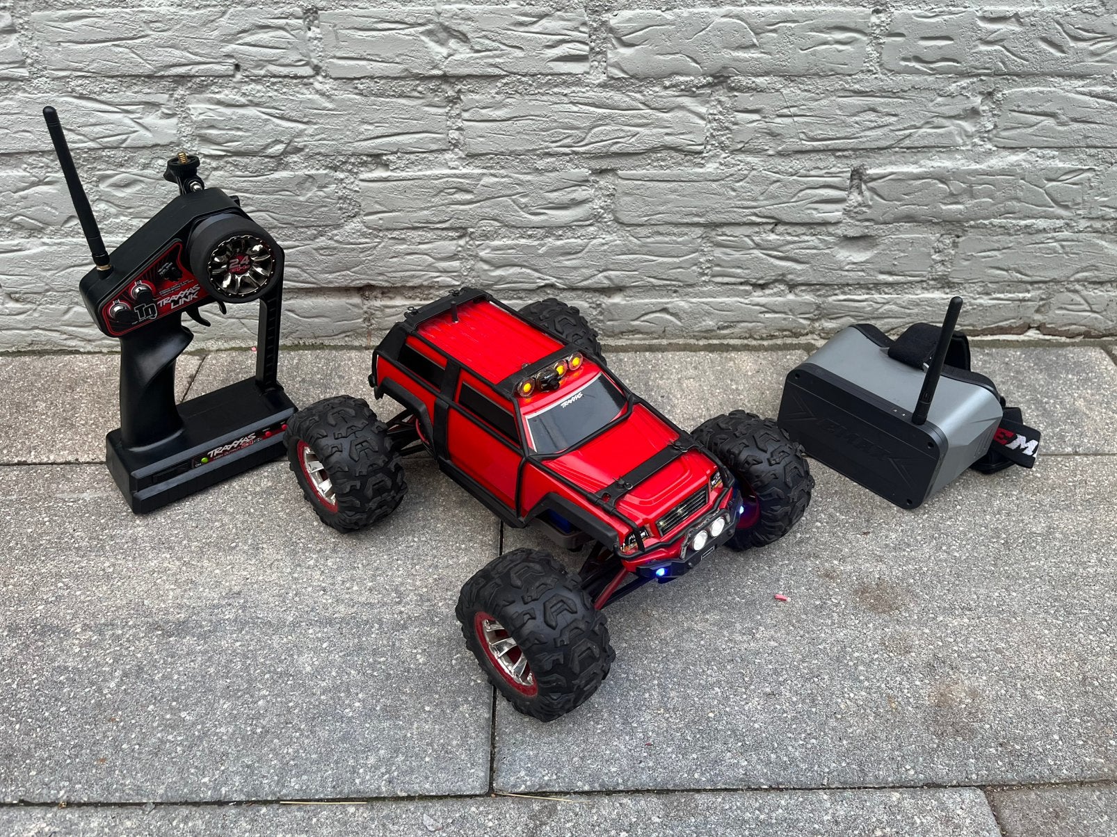 Traxxas mini Summit 1/16 VXL FPV, Elektro, Gebruikt, Auto offroad, Ophalen of Verzenden