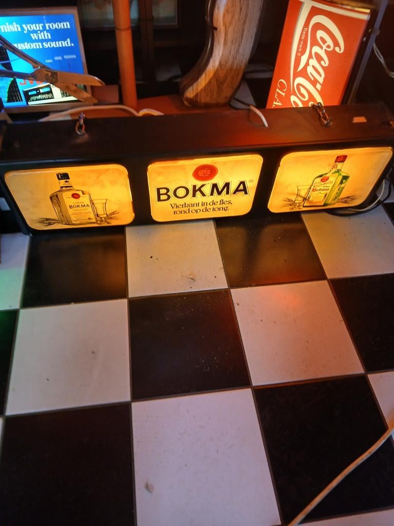 Bosma lichtbak, Verzamelen, Merken en Reclamevoorwerpen, Ophalen, Zo goed als nieuw