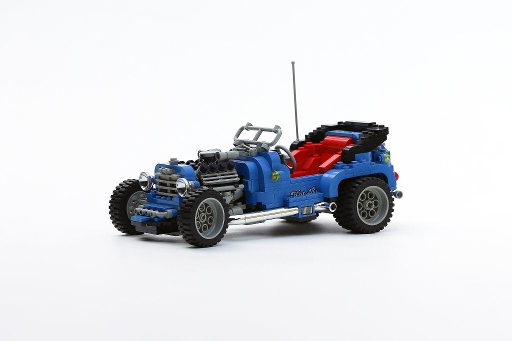 LEGO Model Team 5541 Blue Fury – Hot Rod (1995), Overige thema's, Lego, Compleet, Ophalen of Verzenden
