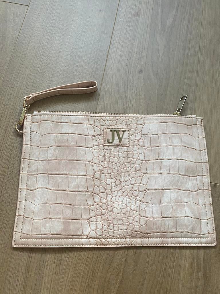 Nieuw Josh V clutch tas handtas peach roze beige bruiloft, Ophalen of Verzenden, Nieuw, Beige, Handtas
