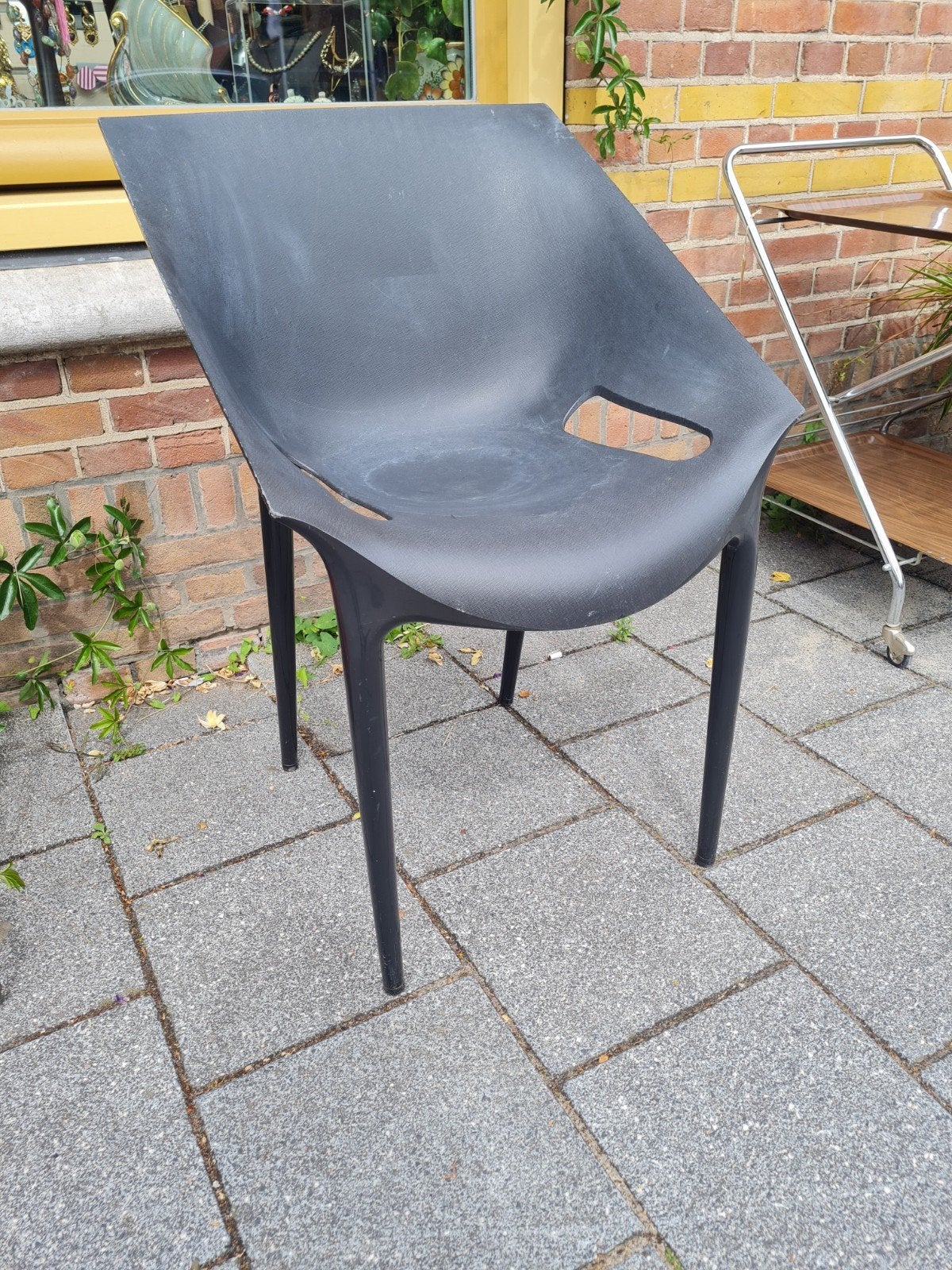 Kartell Dr.YES stoel door Philippe Starck, Huis en Inrichting, Ophalen, Zwart, Eén