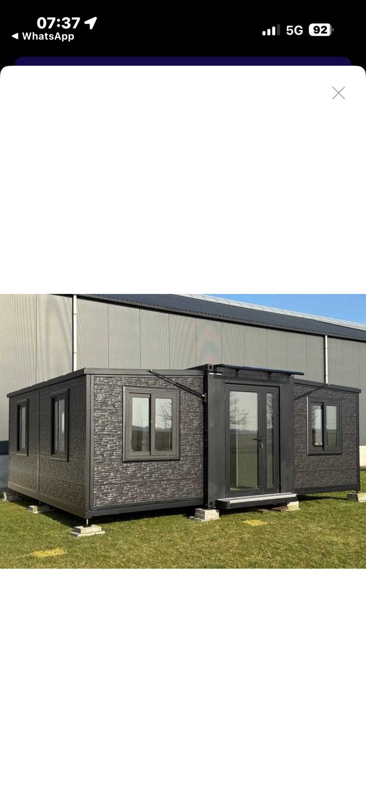 Tiny house 36,5 m2   2 slaapkamers, badkamer en keuken