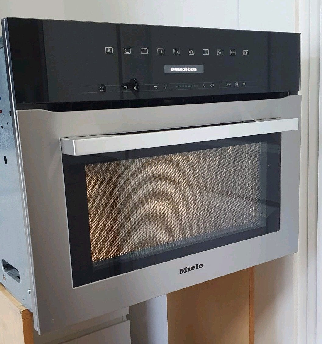 Luxe Miele 7140 combi magnetron/ oven met Wifi connect, Ophalen, 45 tot 50 cm, Inbouw, Miele
