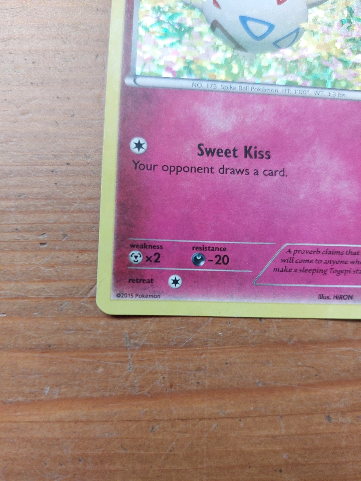 Togepi Pokemon kaart mcdonalds 2015 *, Ophalen of Verzenden